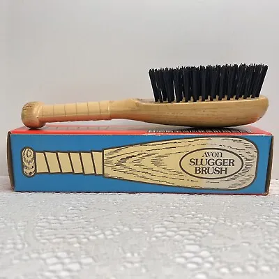 Avon Slugger Hair Brush Baseball Bat 7  Original Box Made In USA Vintage NOS New • $54.96