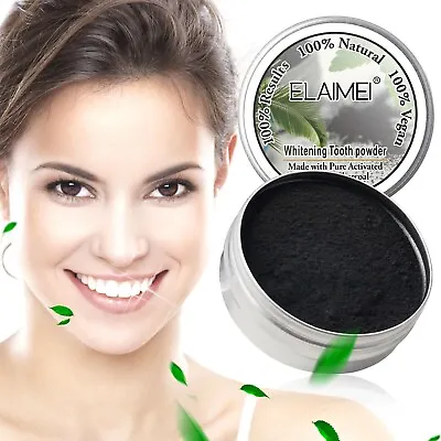 Activated Charcoal Teeth Whitening Teeth Whitener Powder For Natural Coconuts • $7.69