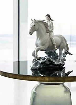 Lladro Riding Her Horse On The Seashore Figurine 01009371 • $1750