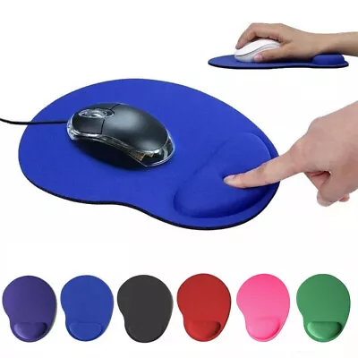 Mouse Mat Anti-slip Comfort Mouse Pad Mat With Foam Rest Wrist Support • $2.99