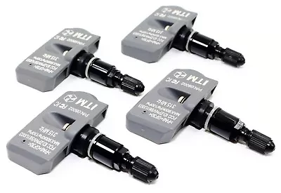 4 315mhz TPMS Tire Pressure Sensors Chevrolet Tahoe Gloss Black Valve Stems  • $109.99