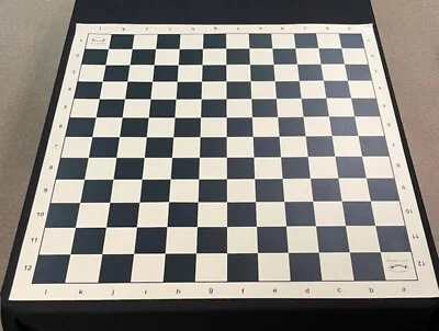 Musketeer Variant Chess Board - Vinyl - 12x12 Square - Black  • $32.99