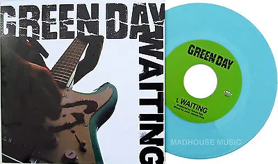 £18.95 • Buy GREEN DAY 7  Waiting CLEAR BABY BLUE Vinyl / Maria - LIVE 2014 Official 350 Made