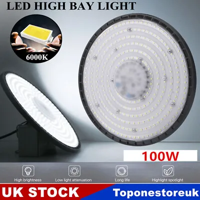 UFO LED High Bay Light Workshop Garage Lights Industrial Warehouse Lamp 20000LM • £15.99