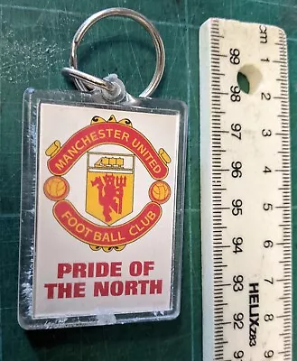 Manchester United 1994 Plastic Keyring - Pride Of The North/Come On You Reds • £2.50