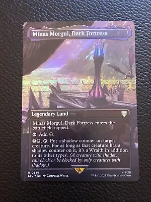 Minas Morgul Dark Fortress 514 BORDERLESS FOIL The Lord Of The Rings MTG: NM+ • $8