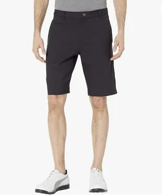 PUMA PERFORMANCE FIT JACKPOT GOLF SHORTS -Dry Cell Fabric- 38 - BLACK MSRP $65 • $24.99