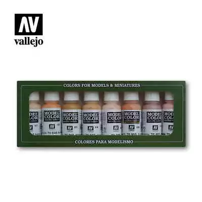 VALLEJO 70124 Face & Skin Tones [PAINT SET] • $29.07