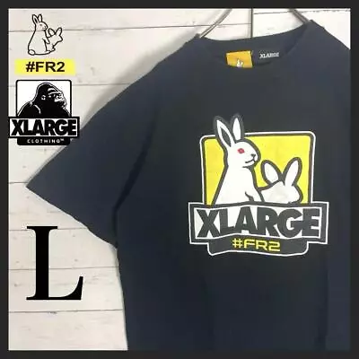 L Size Fr2 Xlarge Double-Sided Logo Erotic Rabbit Collaboration T-Shirt L • $300.68