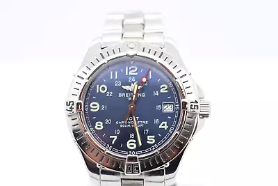 Breitling Colt Quartz A74350 Bue Dial Quartz 38mm Men's Watch • $1595