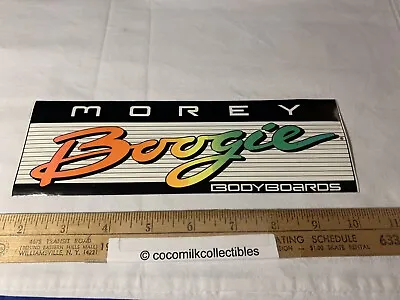 Vintage Bumper Sticker Or Decal Morey Boogie Bodyboards Water Sports Ocean • $17.49