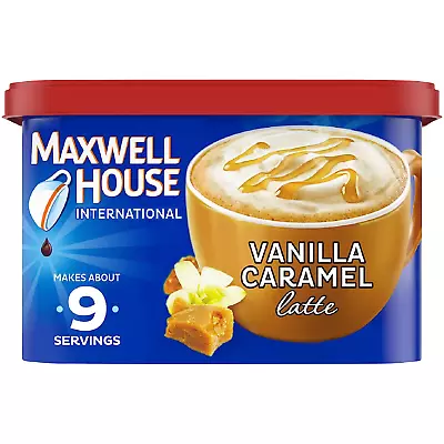 Maxwell House International Vanilla Caramel Latte Café-Style Instant Coffee • $4.93