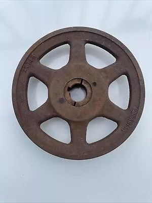 Vintage Browning AK74 H  Pulley Wheel 3/4  ID 7 1/4  OD Farmhouse Industrial • $10