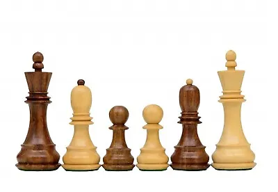 Wooden Special Chess Pieces Set Size 3.75  Inch For Big Chess Board Chess Coin • $83.34