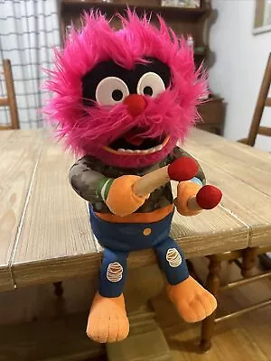 Disney Jr Muppets Babies Rockin' Animal Animated Plush Talks Sings Drums • $14.99