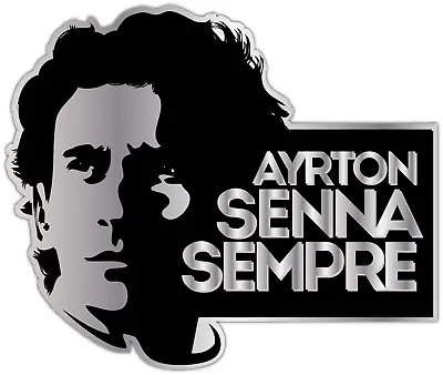 Ayrton Senna Sempre Forever F1 Racing Legend Formula One Vinyl Sticker Decal Car • $7.99