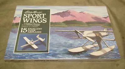 Vtg White Wings Paper Airplanes Sport Wings Eddie Bauer 15 Planes 1991 • $35