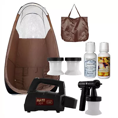 Maximist Lite Plus HVLP Sunless Spraytan Kit W BrownTent And Tampa Bay Tan Spray • $249