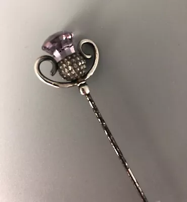 £120 • Buy Edwardian Scottish Style Silver Hat Pin Charles Horner Chester 1903 CZX