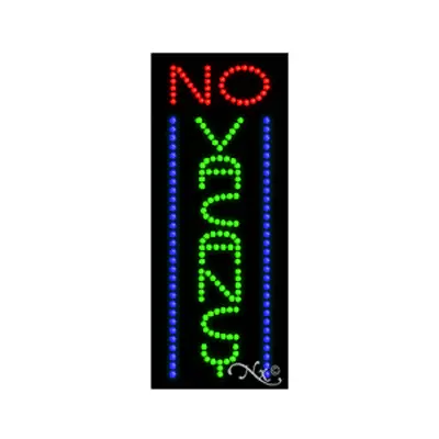 $299 • Buy NEW “VACANCY NO VACANCY  VERTICAL 27x11 SOLID/ANIMATED LED SIGN W/OPTIONS 21035