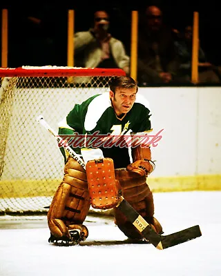 NHL Minnesota North Stars Goalie Gump Worsley Game Action Color 8 X 10 Photo  • $5.59