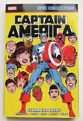 Captain America Sturm Und Drang Marvel Epic Collection Graphic Novel Comic Book • $54.50