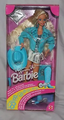 Vintage 1993 WESTERN STAMPIN BARBIE    10293 Mattel • $44