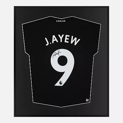 £252.99 • Buy Framed Jordan Ayew Signed Crystal Palace Shirt 2022-23 Third [Mini]