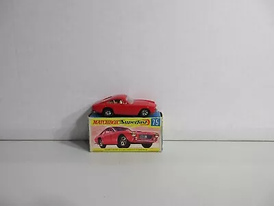 Matchbox Superfast 75 Ferrari Berlinetta Red  Exc Cond  Slv Base Thn Whls Boxed  • $127.08