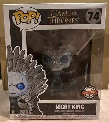 Game Of Thrones - 74 Night King Vaulted Vinyl Figure Funko Pop • $35