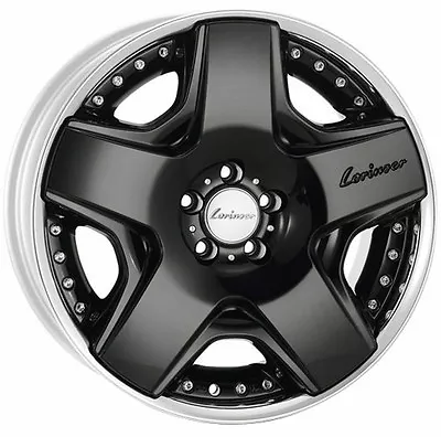 Mercedes-Benz Lorinser OEM RSK6 19  Wheels Staggered Two-Piece Black W221 W222 • $5749.70