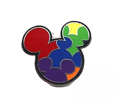 Disney Mickey Mouse Bright Mickey Icon Collection Pin Rainbow Pin • $9.95