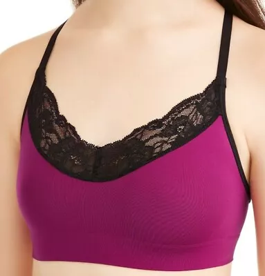 NWT Maidenform Fit To Flirt Seamless Lace T-Back Bra Medium • $9.99