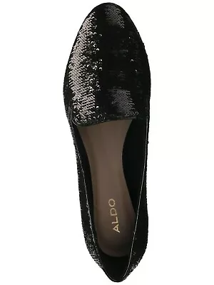 Aldo Thayllan Black Sequin Flats Size 9 • $35