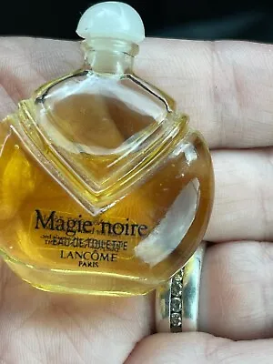 Vintage Lancome Magie Noire Eau De Toilette Paris Miniature Bottle Size 7ml • $19.99