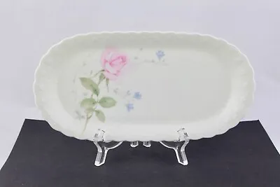 Mikasa April Rose Bone China Butter Tray - Mint • $30