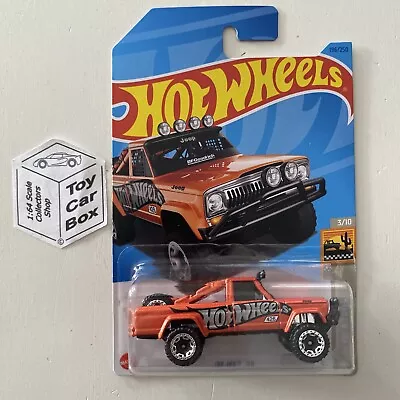 2023 HOT WHEELS #196- ‘73 Jeep J10 Pickup (Orange #3 - Cracked Blister) B00 • $4.25