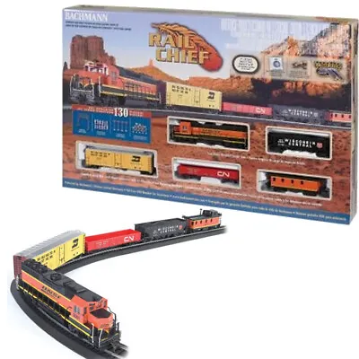 Bachmann 00706 Rail Chief Electric Train Set With E-Z Track HO Scale • $171.99