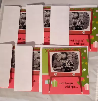 6 Hallmark I Love Lucy Musical Xmas Cards New But Need Battery. See Description • $11.99