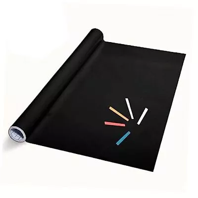 Chalkboard Wallpaper Peel And Stick(17.7x78.7 Inches)  Upgrade-17.7x78.7 Inches • $15.68