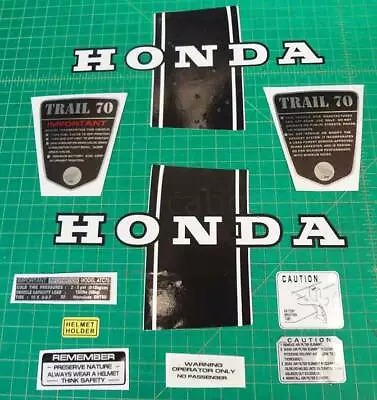 CT70 KO 10pc Kit CT-70H 697071 Vintage Frame Decal Sticker Graphic Pit Bike • $35.99