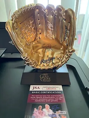 Wade Boggs Yankees Red Sox Rays Signed Rawlings Miniature Gold Glove Award Jsa • $99.95