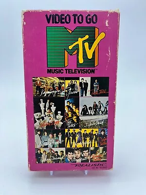 MTV Video To Go VHS Music Video 1984 Duran Duran Stray Cats Genesis Others • $10