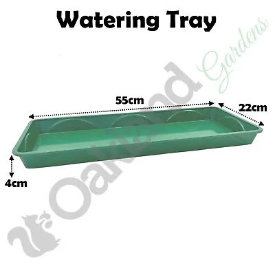 55cm Plant Pot Saucer Drip Watering Tray Water Windowsill Seed Trays • £8.95