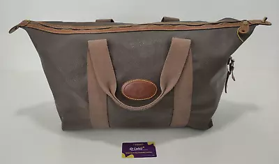 Vintage Mulberry Scotchgrain Clipper Weekend Medium Bag Holdall • £46