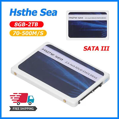 $14.16 • Buy 2.5' Inch SSD 32GB 60GB 120GB 480GB 1TB 2TB Internal SATA 3 State Drive Device