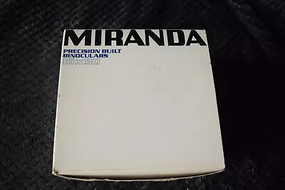 Miranda Binoculars 16x50 With Gold Coated Optics And Case Boxed Never Used • £24.95