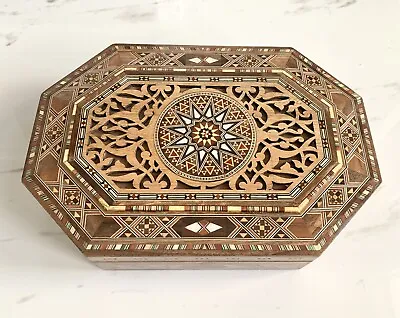 Beautiful Large Jewelry Mosaic Wooden Handcrafted Box • $125