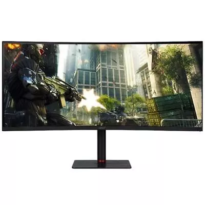 Acer Nitro XV345CUR 34  WQHD 165Hz Gaming Monitor 3440x1440 - 5ms - DisplayPort • $671.09