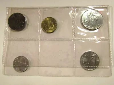 Italy 1973 5 Coins 5102050100 Lire Bu Sealed Coin Set • $19.99